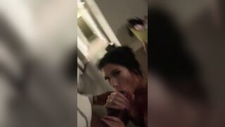 Milf Wifey Blown My big black dick While Hubby Waited At Hotel Lobby Bar