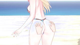 Sex After A Shipwreck. Cum on Vagina and Sloppy Fellatio