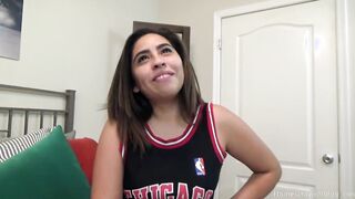Putting adorable amateur Mariah's mouth to work