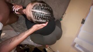 Long Butt Hispanic Step Sis Blows Me Up When She Gets Bored