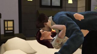 Bored Gf Blows Lucky Bf's Penis - Simlish Dzire S2