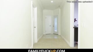 FamilyFuckUp.com - Blondie Sister Needs her Brother's Penis to Warm