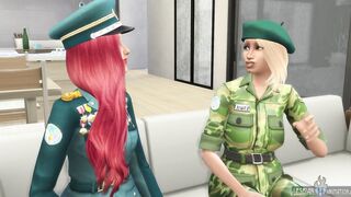 Sergeant Visits Cadet and Rewards Him with Sex - Dyke sexy Animations