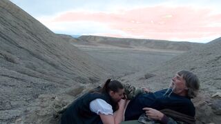Redhead B Hungry Into The Desert