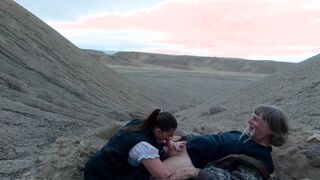 Redhead B Hungry Into The Desert