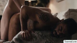 Horny stepdad bang by his TS stepteen