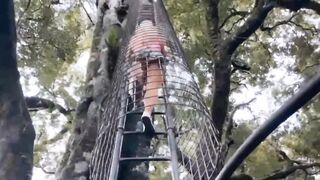 Blonde with long breasts gets fuck rough!