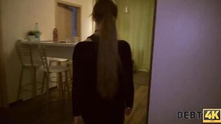 Debt4k. Alice Klay gets fuck by stranger because she took