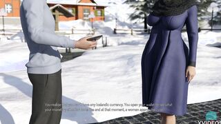 COLLEGE TIED: ARCTIC ADVENTURE #07 • She is showing off