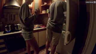 KANCHO GAME - Adorable sluts fucks fingers bro's Hot booty