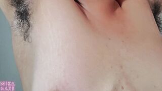Worship and Sniff Chubby chick Bushy Pits