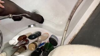Just Toes Bdsm into Shower - Washing my Legs