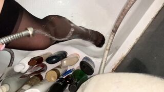 Just Toes Bdsm into Shower - Washing my Legs