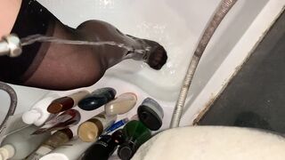 Just Toes Bdsm into Shower - Washing my Legs