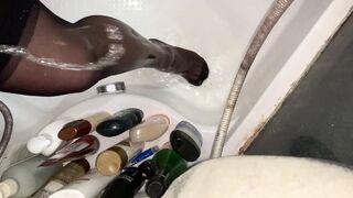 Just Toes Bdsm into Shower - Washing my Legs