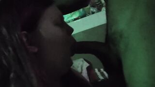 Red blowjob 19 yo swallows cock ATL