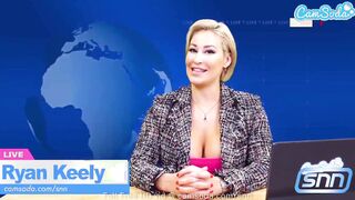 Camsoda - Huge Breasts cougar Ryan Keely Loving Sybian While