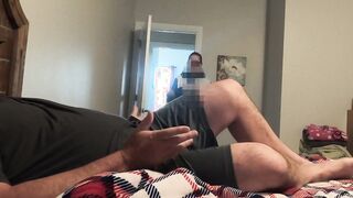 Hubby Caught Jerking to Porn By Angry Disgusted Fiance ~ It's Not His Cock!