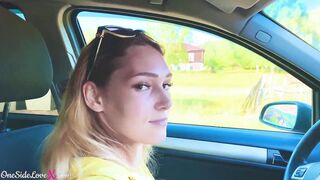 Blonde Brought Stranger to the Village for Fellatio and Hardcore