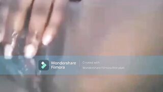 Masturbation d'une sénègalaise excitée.
