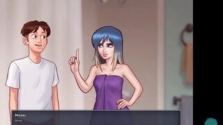 SUMMERTIME SAGA #141 • Coating her soak slit inside Bae