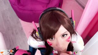 First Painful Anal D.Va from Overwatch