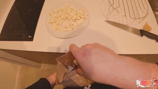 He Put His Penis Inside The Popcorn For Goddess Stepmom