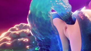 Mona X Slime animated
