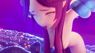 Mona X Slime animated