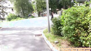 German huge jugs tattoo cougar outdoor pick up point of view by