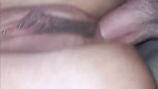 Throatfuck DVP and double penetration with MILF into underwear ends inside facial