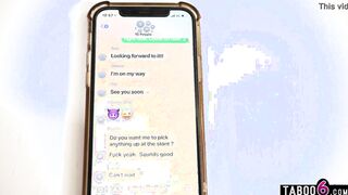 Accidental gang bang for hoe Keira Croft who texted a bunch