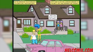 A wild birthday party - The Simptoons