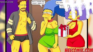 A wild birthday party - The Simptoons
