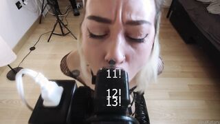 AnaKatana's deep throat training (mashup)