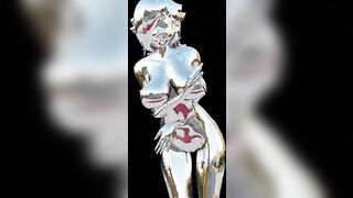 mmd r18 Touhou Metal Cirno ITZY - DALLA DALLA 3d animated