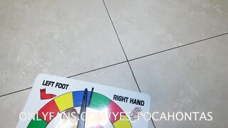 GIRLS HAVING FUN NUDE TWISTER WITH A TWIST