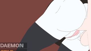 Bulma gets nailed inside gloryhole!