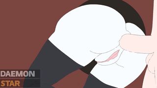 Bulma gets nailed inside gloryhole!
