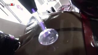 Blonde minx gets anally plowed with mom