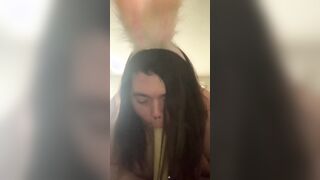 Stripping & Fucking Myself Inside My Collar & Bunny Ears
