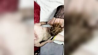 REAL LOVERS Romantic LOVEMAKING - Overhead & pov - NAUGHTY FELLATIO & double penetration PASSIONATE SEX