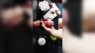 Visit to the Witch - Hand Job Jizzed Sperm