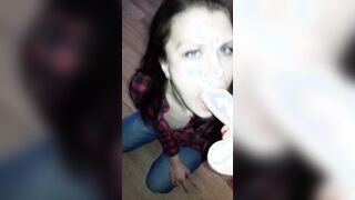 Kinky dirty hotwife mouth nailed with crazy talkings