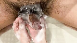 【M男】ドS彼女の高速泡手コキで大量射精【sope hand job cum shot】