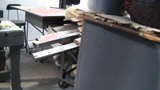 Cruel bimbos next door 18 yo domina enjoy torments his dick with a sadistic catheder hand job