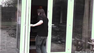 Chubby blonde gets tricked and cunt screwed