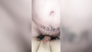 Tiny vagina takes penis and vibrator