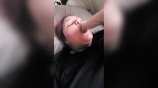Hubby Records Black BBW Wifey with Booty Plug Making Herself Cum