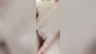After shower finger fucked, so soak!
